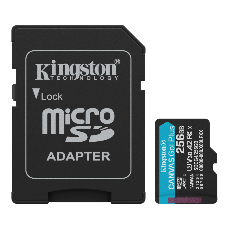 Карта пам'яті Kingston microSDXC 256GB Canvas Go! Plus (SDCG4/256GB)